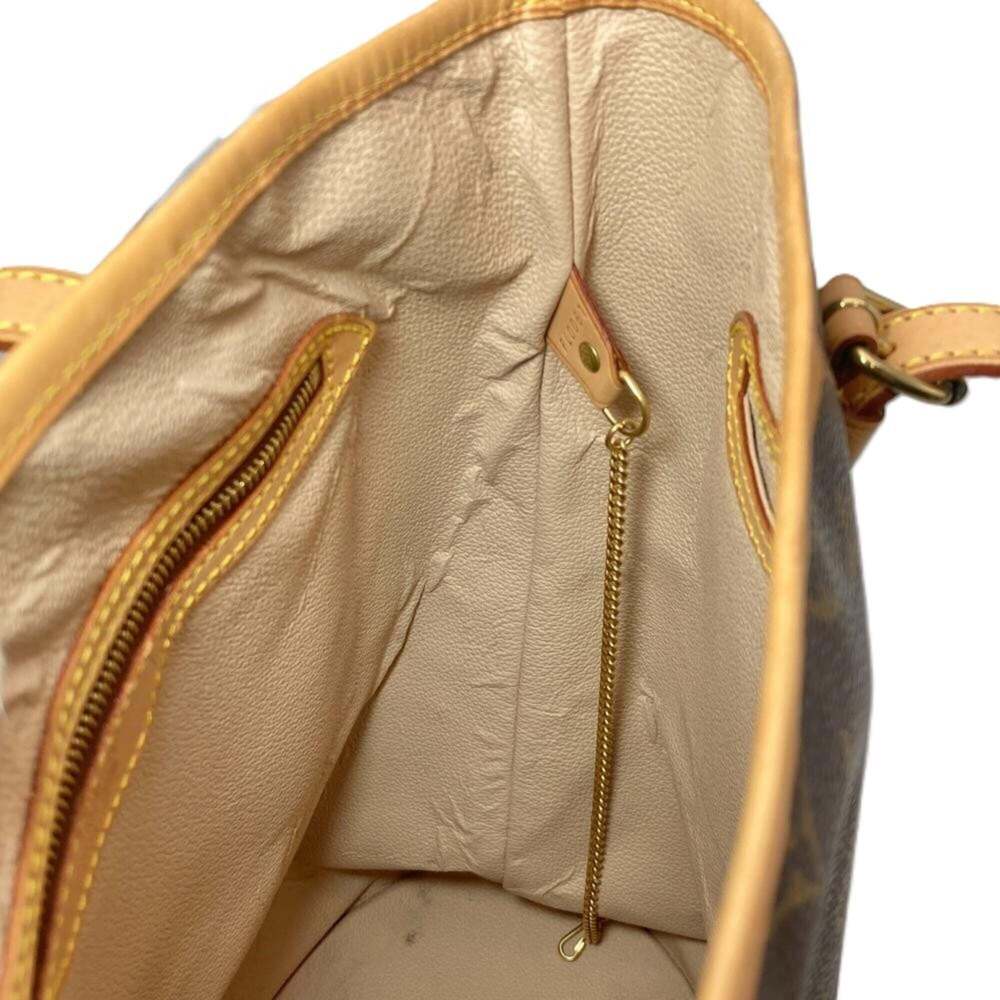 LOUIS VUITTON Brown Monogram Canvas Tote Bag - Picture 6 of 12